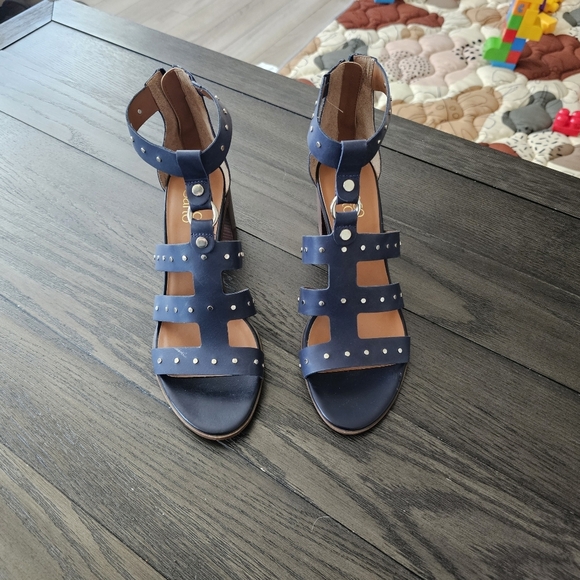 Franco Sarto Harrington Studded Sandals - Picture 3 of 6